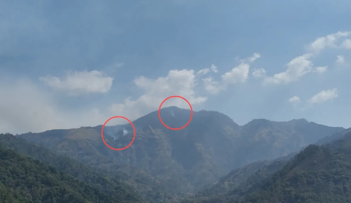 Awas Lidah Api Gunung Wilis, BPBD Nganjuk Siaga Satu Halau Karhutla Bajulan