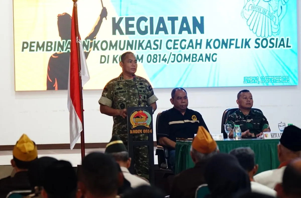 Cegah Konflik Sejak Dini, Kodim Jombang dan Pusintelad Perkuat Sinergi Jaring Intelijen