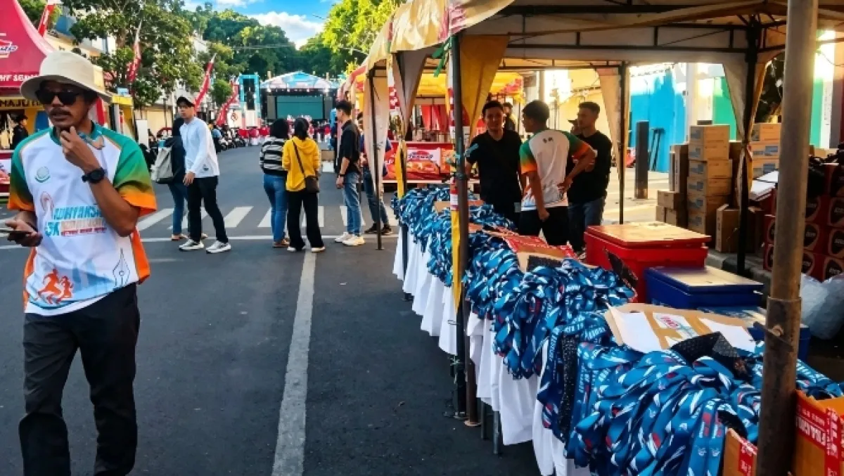 3.000 Pelari Siap Meriahkan Adhyaksa 5K Night Run Merah Putih 2026 Malam Ini di Nganjuk