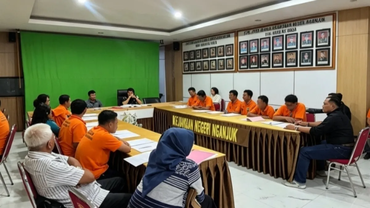 11 Tersangka Pengeroyokan Maut di Loceret Resmi Dilimpahkan ke Kejari Nganjuk