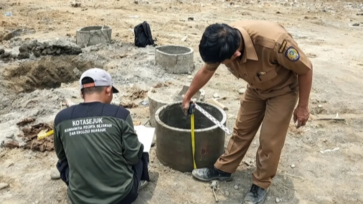 Jejak Peradaban Majapahit Terkuak di Nganjuk, Warga Trayang Temukan Sumur Kuno di Pinggir Sungai Brantas