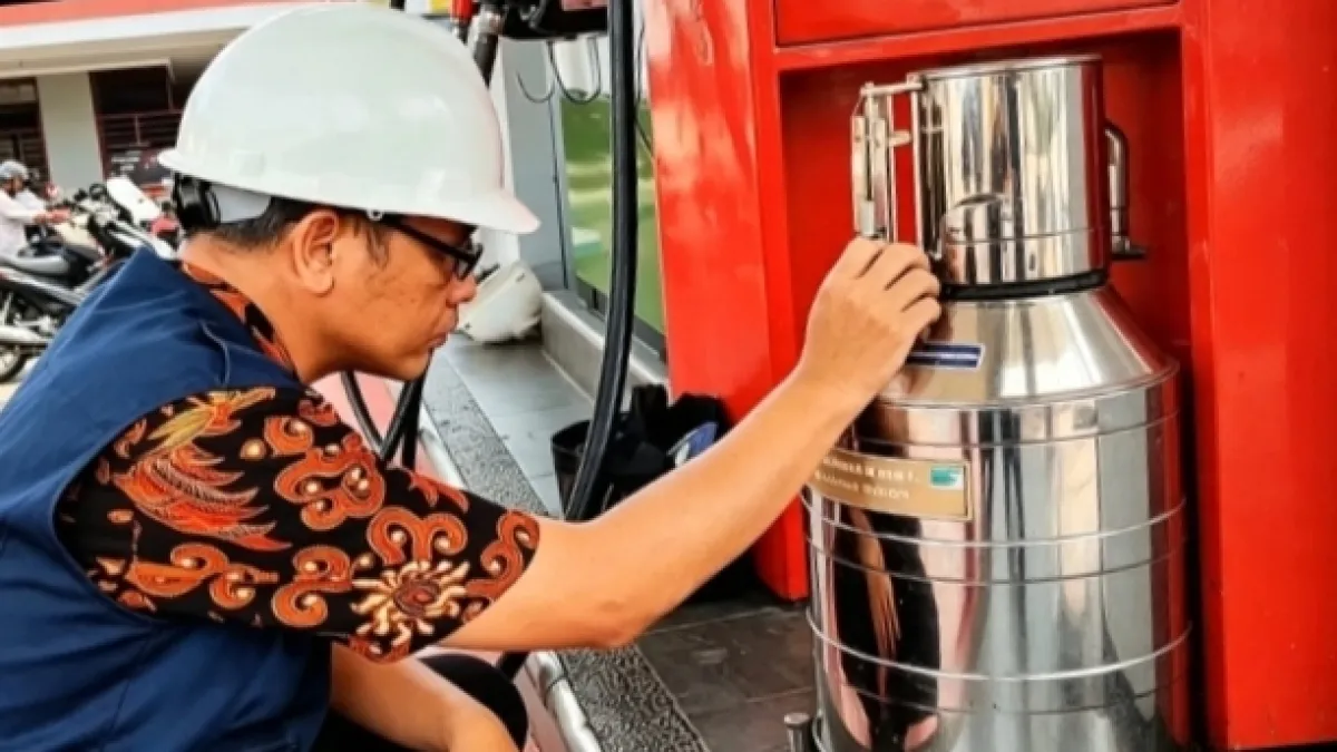 Disperindag Nganjuk Sidak SPBU Bagor dan Prambon, Pastikan Takaran BBM Pas dan Jujur
