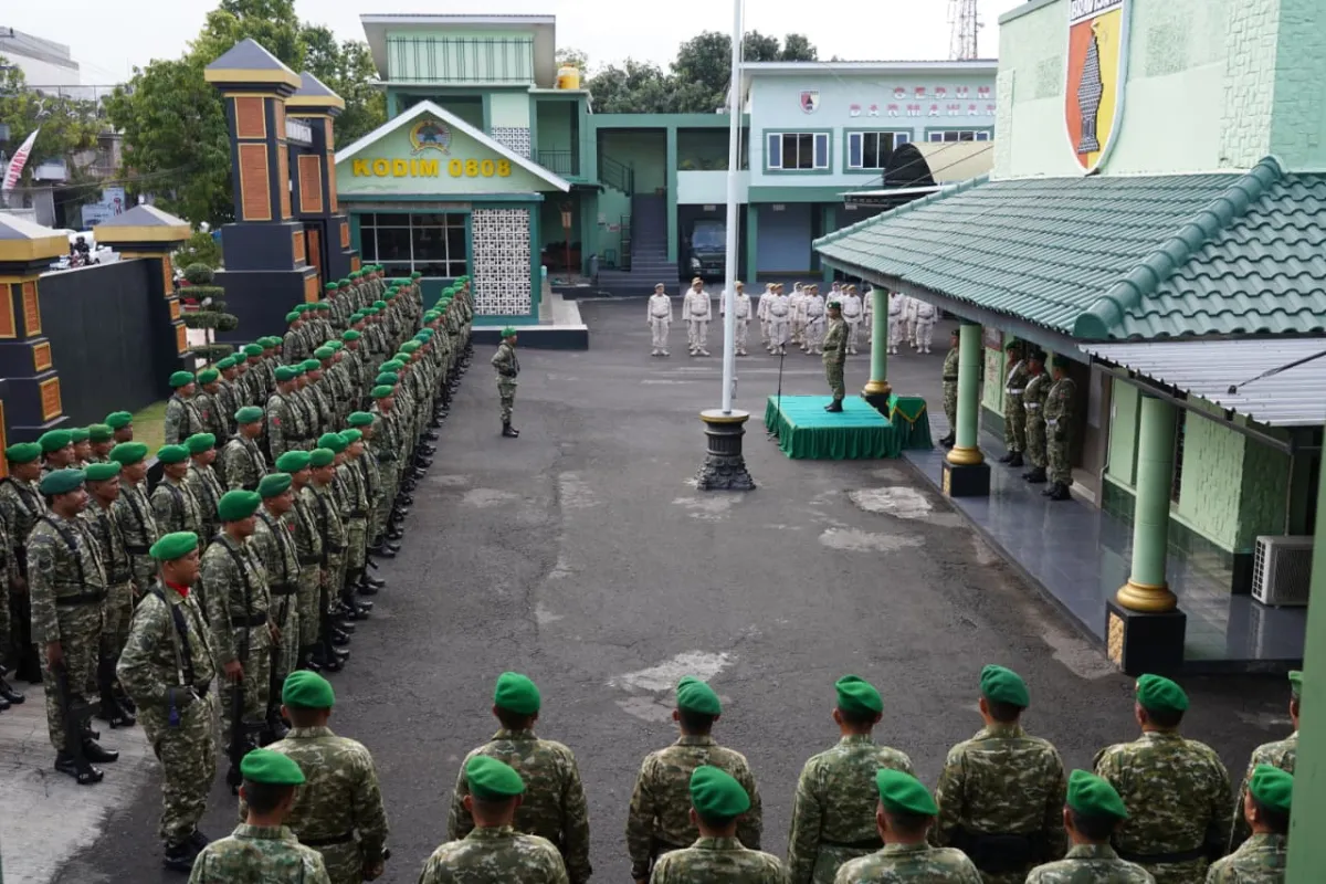 Perkuat Kebugaran Fisik dan Mental Prajurit, Kodim 0808/Blitar Peringati Haornas 2026