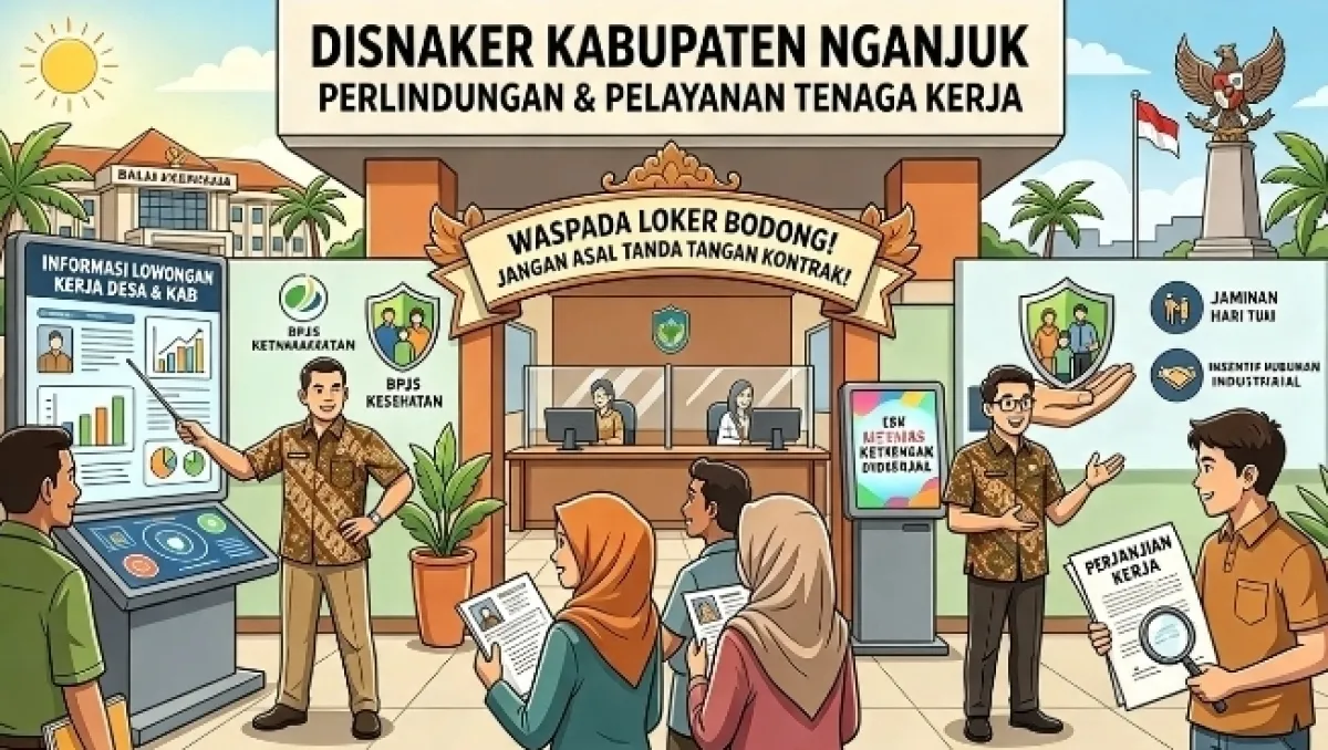 Waspada Loker Bodong, Disnaker Nganjuk Buka-Bukaan Cara Cerdas Hindari Penipuan dan Pungli