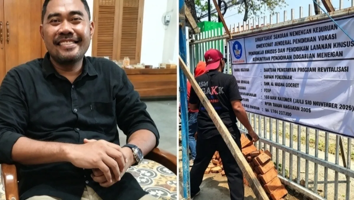 Anggaran Revitalisasi SMK Al Husna Diduga Disunat 25 Persen, Komisi IV DPRD Nganjuk Siap Sidak Lokasi
