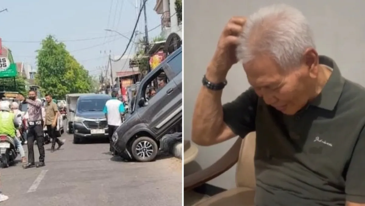 Salah Injak Gas saat Mundurkan Mobil dan Nyangkut di Pagar Tetangga, Pengemudi di Jombang Akui Keliru