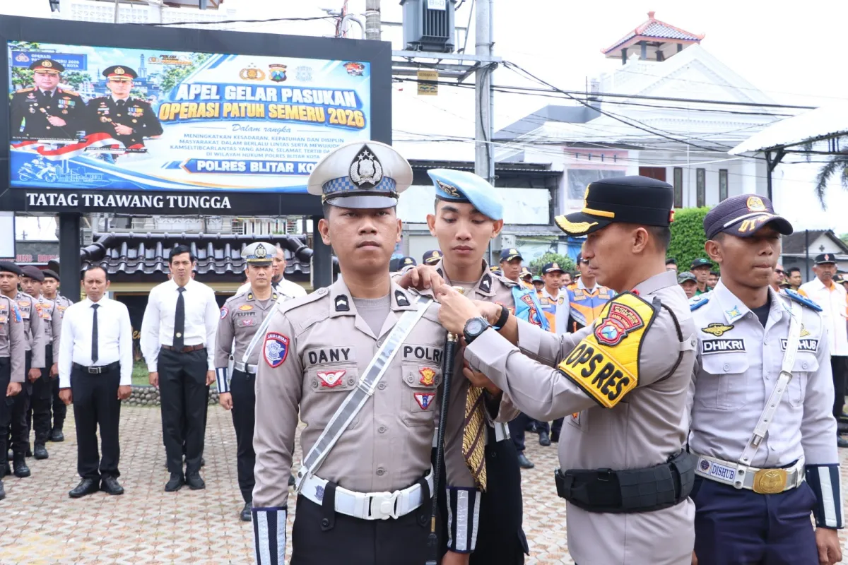Resmi Dimulai, Polres Blitar Kota Siapkan Strategi 3 Tahap di Operasi Patuh Semeru 2026