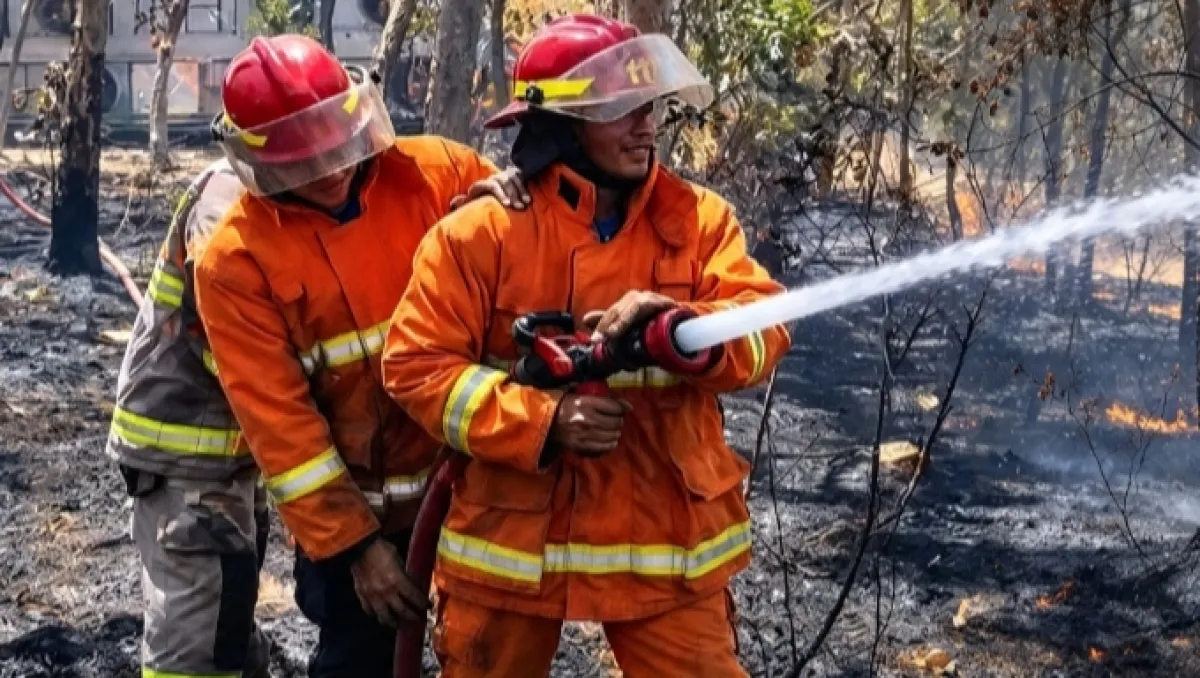 Jangan Tunggu Api Membesar, Damkarmat Nganjuk Minta Warga Segera Lapor 112 dan Stop Bakar Sampah