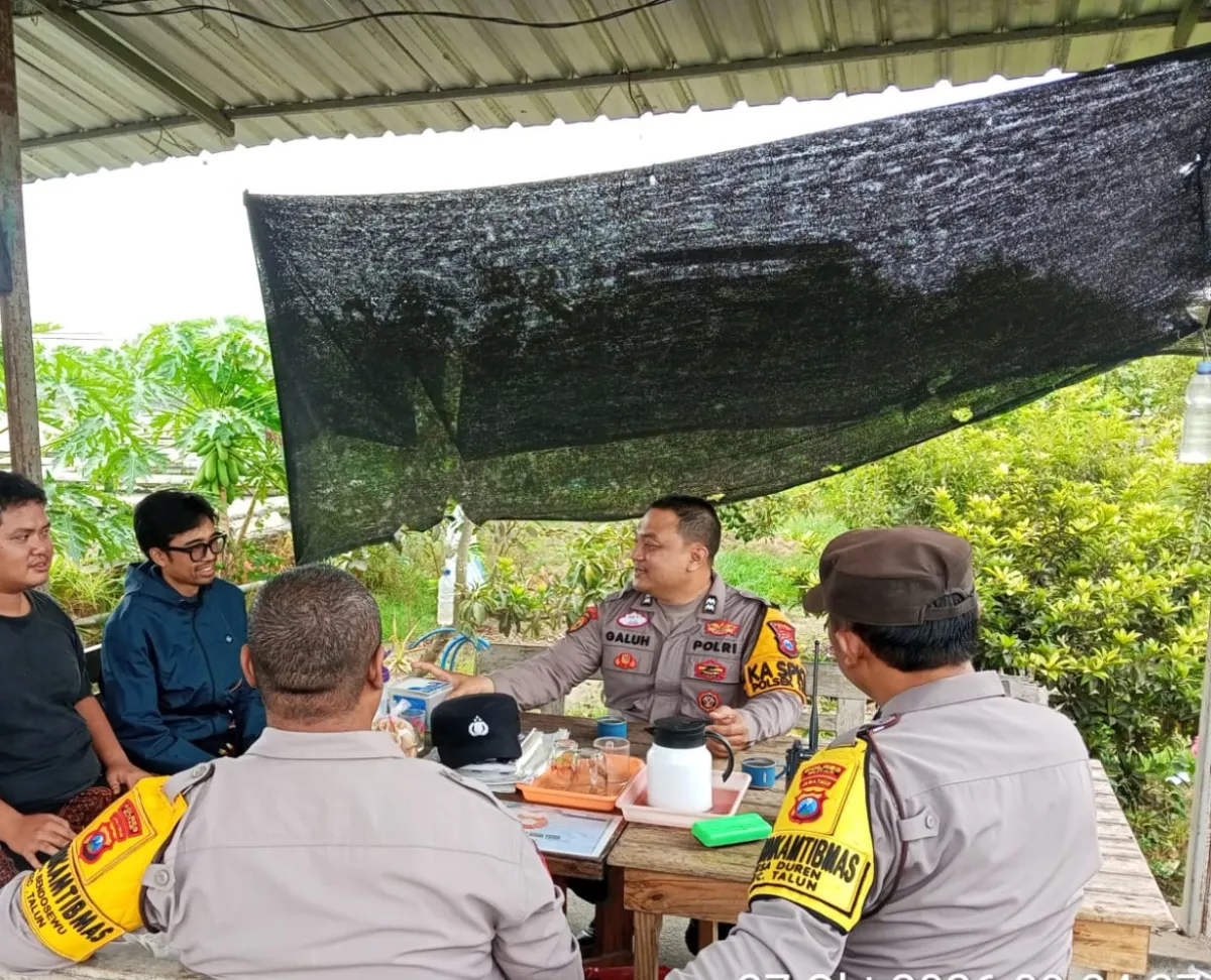Cegah Kriminalitas 3C, Polsek Talun Tampung Aspirasi Warga Lewat 'Kopi Keliling'