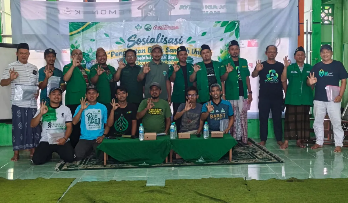 Inovasi Ekonomi Sirkular, PAC Ansor Paciran Sulap Sampah Jadi Sumber Jadi Sumber Kemandirian Finansial