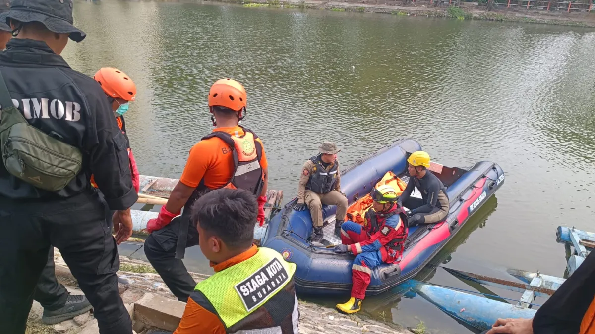 Hilang di Sungai Jagir Wonokromo, Warga Sidoarjo Ditemukan Meninggal Dunia oleh Tim SAR Gabungan