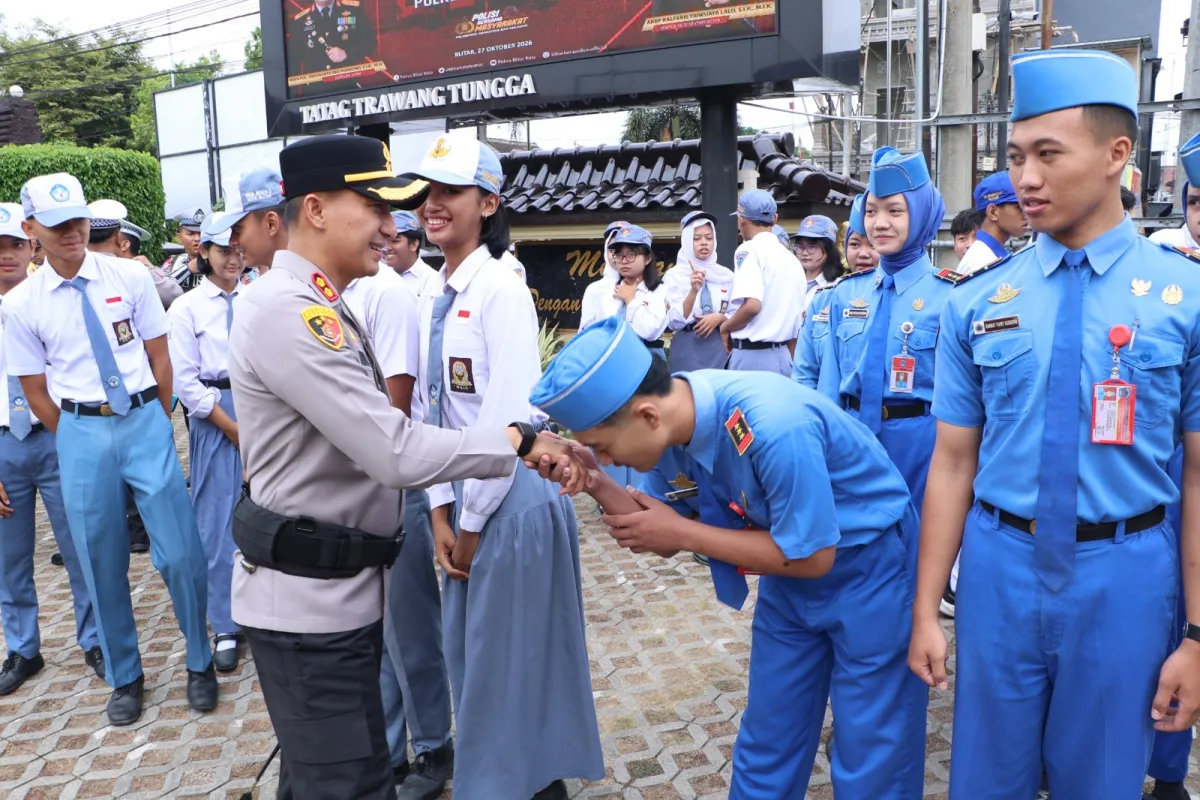 Cegah Bullying dan Judi Online, Polres Blitar Kota Bentuk Satgas 'Polisi Jogo Sekolah'