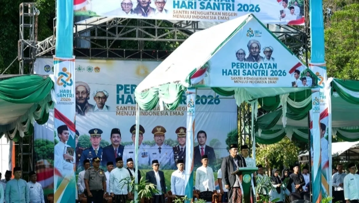 Hari Santri Nasional 2026 di Nganjuk, Kang Marhaen Ajak Santri Berinovasi Wujudkan Indonesia Emas