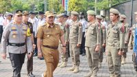 Kawal Kamtibmas, Polres Nganjuk Gelar Apel Pasukan Operasi Ketupat Semeru 2023