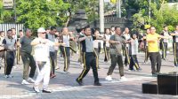 Sinergisitas Olahraga Bersama TNI-Polri dan Forkopimda Nganjuk