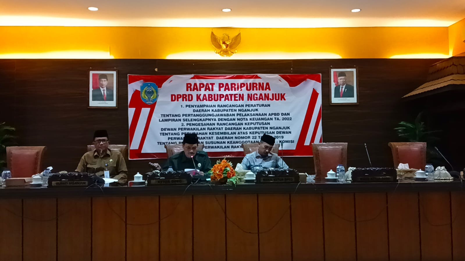 Rapat paripurna DPRD Nganjuk