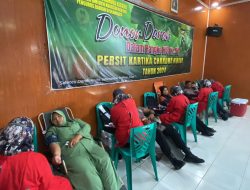 Kodim 0810/Nganjuk Aksi Sosial Donor Darah Sambut HUT ke-78 Persit Kartika Chandra Kirana