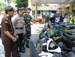 Apel Gelar Pasukan Operasi Ketupat Semeru 2024, Polres Nganjuk Siap Amankan Arus Mudik dan Balik