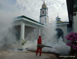 Cegah Penyebaran Demam Berdarah Kodim Nganjuk Laksanakn Fogging