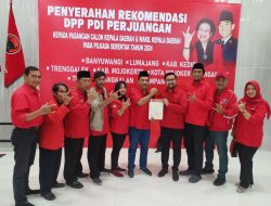 Sah! Bacabub Marhaen-Handy Resmi Maju di Pilbup Nganjuk Diusung 3 Partai PDIP, Demokrat dan PKS