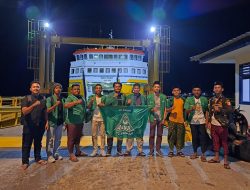 Hadiri Konferwil XV PW GP Ansor Jatim, Kader Ansor Bawean Tempuh 9 Jam Naik Kapal