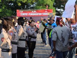 Gelar Simulasi Sispam Kota, Polres Nganjuk Tunjukkan Kesiapannya dalam Netralisir Masalah yang Timbul dalam Tahapan Pilkada 2024