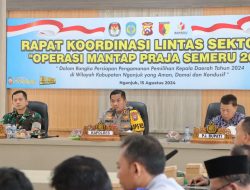 Polres Nganjuk Gelar Rakor Lintas Sektoral Operasi Mantap Praja Semeru 2024, Upaya Samakan Persepsi dan Langkah Antisipatif dalam Pelaksanaan Pilkada Serentak 2024