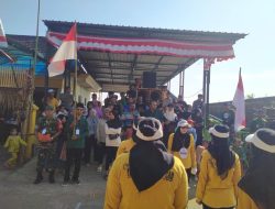 Babinsa Ikut Menyemarakkan Hari Ulang Tahun Kemerdekaan Republik Indonesia Yang Ke-79 Di Desa Binaan