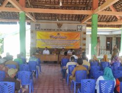Babinsa Koramil 0810/09 Ngronggot Hadiri Sosialisasi GERMAPATAS Dan Persiapan Pendataan PTSL Tahun 2025