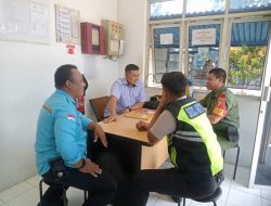 Babinsa Ajak Keamanan Perusahaan Untuk Selalu Melaporkan Hal Menonjol Diwilayahnya