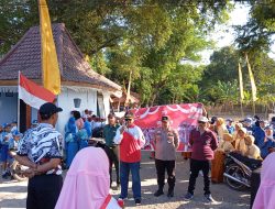 Babinsa Lengkong || Pastikan Berjalan Tertib, Lancar Dan Aman Forpimcam Lengkong Lepas Lomba Gerak Jalan.