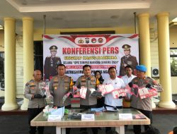 Belasan Tersangka di Nganjuk Ditangkap Selama Operasi Tumpas Semeru 2024