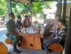 Musim Kemarau Babinsa Koramil 0810/20 Ngluyu Imbau Warganya Cegah Kebakaran Hutan dan Lahan