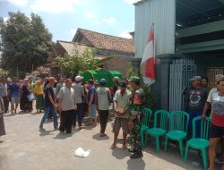 Wujud Kepedulian Dan Dukungan Moril Terhadap Keluarga Yang Ditinggalkan Babinsa Takziah Ke Warga Binaanya