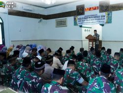 Wujudkan TNI-AD Yang Religius Kodim Nganjuk Peringati Maulid Nabi Muhammad SAW 1446 H/2024 M