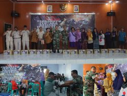 Jelang HUT TNI Ke-79 Kodim 0810 Nganjuk Gelar Bhakti Sosial dan Bhakti Kesehatan Untuk Masyarakat Nganjuk