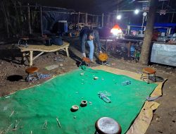 Polsek Bagor Gerebek Lokasi Judi Sabung Ayam, Temukan Uang dan Alat Judi Dadu