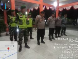 Ciptakan Kecamatan Lengkong Kondusif Jelang Pelantikan Presiden RI, Koramil 0810/13 Lengkong Bersinergi Gelar Apel Gabungan