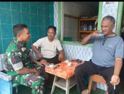 Komsos || Mempererat Silaturahmi Dan Saling Tukar Informasi Antara Babinsa Dengan Warga Binaannya