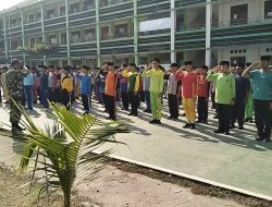 Babinsa Koramil 0810/03 Loceret Berikan Materi Wawasan Kebangsaan, Bela Negara Dan Materi PBB Siswa Mts Assafiyah