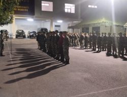 Setiap Saat Siap Bergerak Personel Makodim 0810/Nganjuk Siaga Backup Babinsa Dilapangan