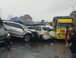 Kecelakaan Beruntun di Tol Purbaleunyi Sebabkan Kemacetan Panjang