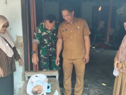 Wujudkan Balita Sehat, Babinsa Koramil 0810/01Nganjuk Dampingi Pelaksanaan Posyandu Di Desa Binaan