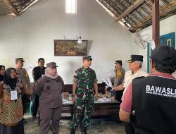 Dandim 0810 Nganjuk Bersama Forkopimda Pantau Pelaksanaan Pilkada Serentak 2024