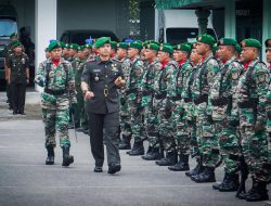 Dalam Suasana Yang Hikmat Kodim 0810/Nganjuk Gelar Upacara Hari Juang TNI AD Ke 79