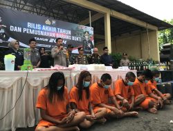 5 Orang Terlibat Jaringan Peredaran Narkoba di Nganjuk dan Kediri Diringkus Polisi, Dua di Antaranya Perempuan