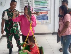 Wujudkan Balita Sehat, Babinsa Desa Selorejo Bersama Bidan Desa dan Kader Laksanakan Posyandu Balita