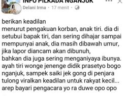 Bejat! Diduga Ayah di Nganjuk Rudapaksa Anak Tiri Dibawah Umur Sampai Hamil, Pelaku Belum Ditangkap