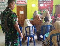 Babinsa Desa Kemaduh Koramil 0810/08 Baron Melaksanakan Pendampingan Posyandu Lansia Di Desa Binaan