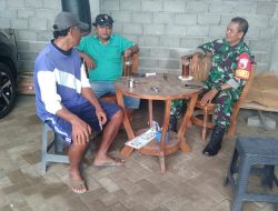 Mewujudkan Keakraban, Babinsa Komsos Dengan Warga Binaan